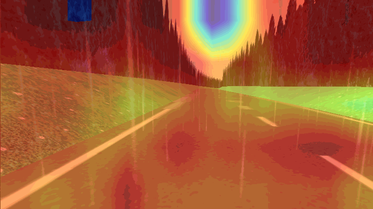 Self-Driving Car Class Activation Map